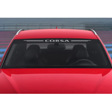 Наклейка на лобове скло 3D TUNING STUDIO Опель Корса 1300х180х0.080мм
