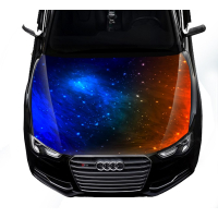 Наклейка на капот 3D TUNING STUDIO Небо ніч абстракція 1500х1200х0.080мм