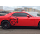 Наклейка на авто Dodge Challenger SRT Hellcat 880х800х0.070мм