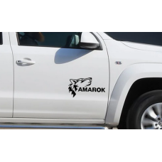 Наклейки на авто 3D TUNING STUDIO Амарок Вовк 400х220х0.070мм=2штуки