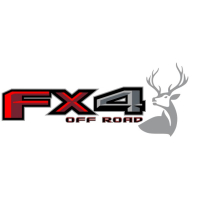 Наклейки на авто 3D TUNING STUDIO F4 off road 520х217х0.15мм=2штуки