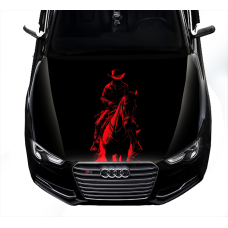 Наклейка на капот ARB 3D TUNING STUDIO Ковбой 1500х1200х0.080мм