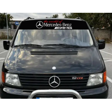 Наклейка на лобове скло ARB 3D TUNING STUDIO Мерседес AMG 1600х200х0.15мм