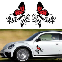 Наклейки на авто ARB 3D TUNING STUDIO Метелики 330х300х0.15мм=2штуки
