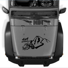 Наклейки на двері капот багажник ARB 3D TUNING STUDIO 4х4 off road 490х210х0.070мм=2штуки