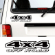 Наклейка на авто 4x4 off road 380х120х0.060мм 