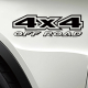 Наклейка на авто 4x4 off road 380х120х0.060мм 