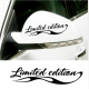 Наклейки на авто Limited edition 160х42х0.060мм=2штуки