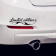 Наклейки на авто Limited edition 160х42х0.060мм=2штуки