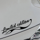 Наклейки на авто Limited edition 160х42х0.060мм=2штуки