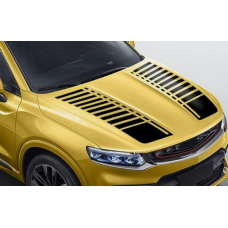 Смуги на капот ARB 3D TUNING STUDIO Штрих 950х200х0.070мм=2штуки