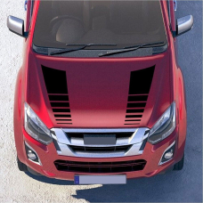 Наклейки смуги на капот ARB 3D TUNING STUDIO Штрих 900х250х0.070мм=2штуки