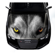 Наклейка на капот ARB 3D TUNING STUDIO Вовк очі 1500х1200х0.080мм