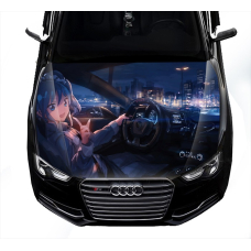 Наклейка на капот ARB 3D TUNING STUDIO Аніме 1500х1200х0.080мм