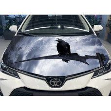 Наклейка на капот ARB 3D TUNING STUDIO Ворон коса 1500х1200х0.080мм