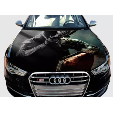 Наклейка на капот ARB 3D TUNING STUDIO Воїн пістолети 1500х1200х0.080мм