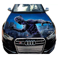 Наклейка на капот ARB 3D TUNING STUDIO чорна пантера 1500х1200х0.080мм