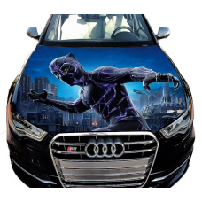Наклейка на капот ARB 3D TUNING STUDIO чорна пантера 1500х1200х0.080мм
