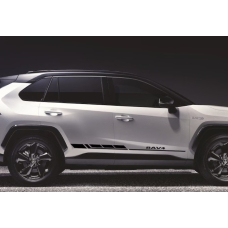 Смуги на двері авто ARB 3D TUNING STUDIO Тойота рав4 RAV4 980х70х0.070мм=4штуки