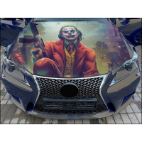 Наклейка на капот ARB 3D TUNING STUDIO Джокер автомат 1500х1200х0.15мм