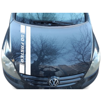 Смуги на капот  авто ARB 3D TUNING STUDIO Go Faster W 980х80х0.070мм=2штуки