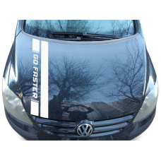 Смуги на капот  авто ARB 3D TUNING STUDIO Go Faster W 980х80х0.070мм=2штуки
