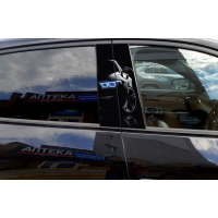 Наклейки на стійки дверей авто ARB 3D TUNING STUDIO Авто фари 500х220х0.15мм=2штуки