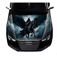 Наклейка на капот ARB 3D TUNING STUDIO Лицар пегас меч 1500х1200х0.080мм