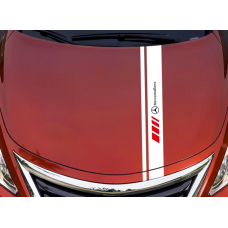 Смуги на капот  авто ARB 3D TUNING STUDIO Мерседес БЧ 1180х130х0.150мм