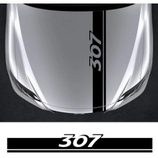 Смуги на капот ARB 3D TUNING STUDIO Пежо 307 980х150х0.070мм