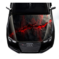 Наклейка на капот ARB 3D TUNING STUDIO Магма вулкан 1500х1200х0.080мм