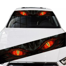 Наклейка на лобове скло ARB 3D TUNING STUDIO Очі червоні 1350х210х0.150мм
