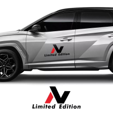 Наклейки на авто ARB 3D TUNING STUDIO Хюндай N limited edition 550х250х0.15мм=2штуки