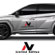 Наклейки на авто Хюндай N limited edition 550х250х0.15мм=2штуки