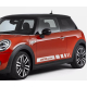 Смуги на міні купер Limited edition W 1470х100x0.070мм=2штуки