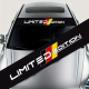 Наклейка на лобове або заднє скло Limited edition 1350х200х0.15мм