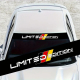 Наклейка на лобове або заднє скло Limited edition 1350х200х0.15мм