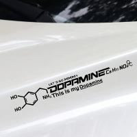 Наклейка на авто ARB 3D TUNING STUDIO Допамін формула 550х74х0.070мм