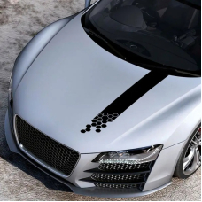 Смуги  на капот ARB 3D TUNING STUDIO Соти Ч 980х130х0.070мм