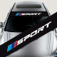 Наклейка на лобове скло Спорт Sport 1350х210х0.15мм
