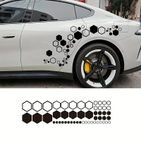 Наклейки смуги на авто ARB 3D TUNING STUDIO Соти чорні 770х210х0.070мм