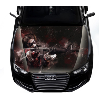 Наклейка на капот ARB 3D TUNING STUDIO Харлі Квінн автомат 1500х1200х0.080мм