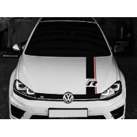 Смуги на капот дах багажник ARB 3D TUNING STUDIO Фольксваген Гольф R 1180х150х0.15мм=3штуки