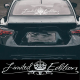 Наклейка на лобове або заднє скло Limited edition 600х130х0.070мм