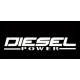 Наклейка на бампер скло авто Diesel power 220х40х0.070мм