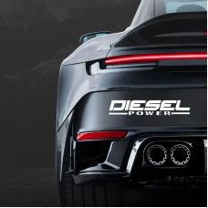Наклейка на бампер скло авто ARB 3D TUNING STUDIO Diesel power 220х40х0.070мм