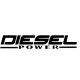 Наклейка на бампер авто Diesel power 220х40х0.070м 