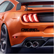Наклейка на бампер авто ARB 3D TUNING STUDIO Diesel power 220х40х0.070м 