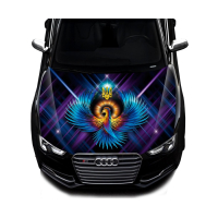 Наклейка на капот ARB 3D TUNING STUDIO Тризуб фенікс 1500х1200х0.15мм