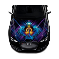 Наклейка на капот ARB 3D TUNING STUDIO Тризуб фенікс 1500х1200х0.15мм